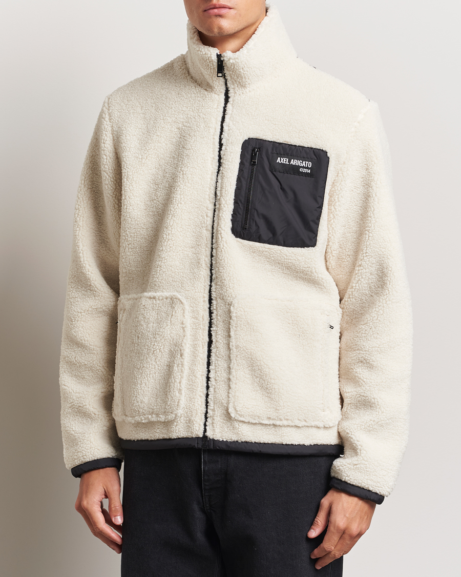 Mies |  | Axel Arigato | Billie Fleece Jacket Ecru