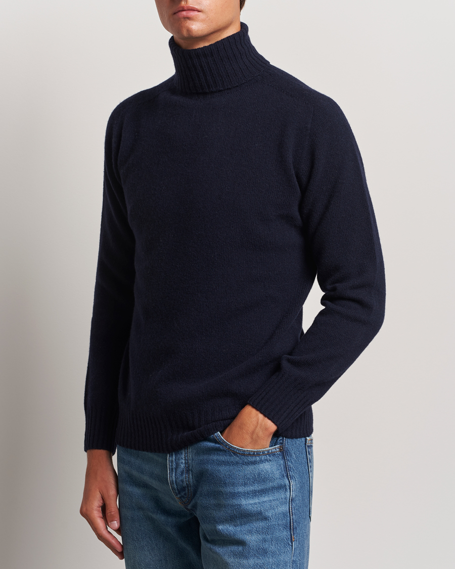 Mies | Poolot | Altea | Wool/Cashmere Rollneck Navy