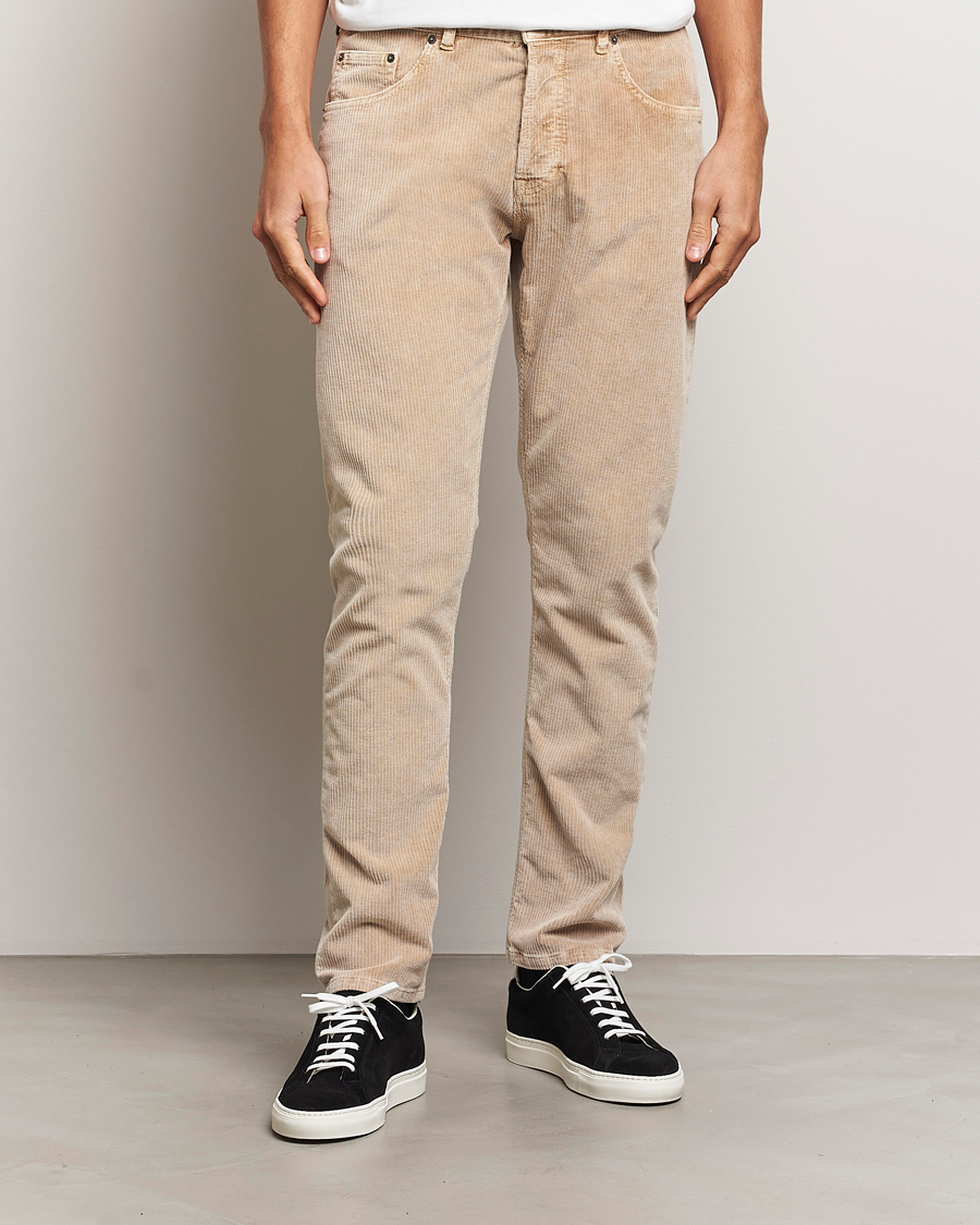 Mies |  | Dondup | Icon Corduroy Trousers Light Beige