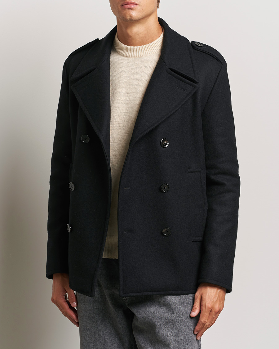 Mies | Syystakit | Dondup | Wool Peacoat Black