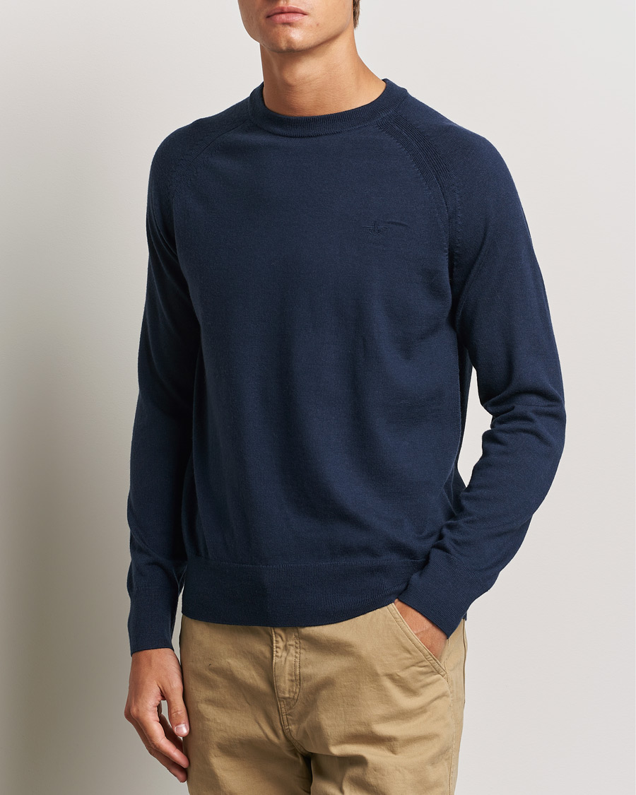 Mies |  | Dockers | Washable Merino Crewneck Navy Blazer