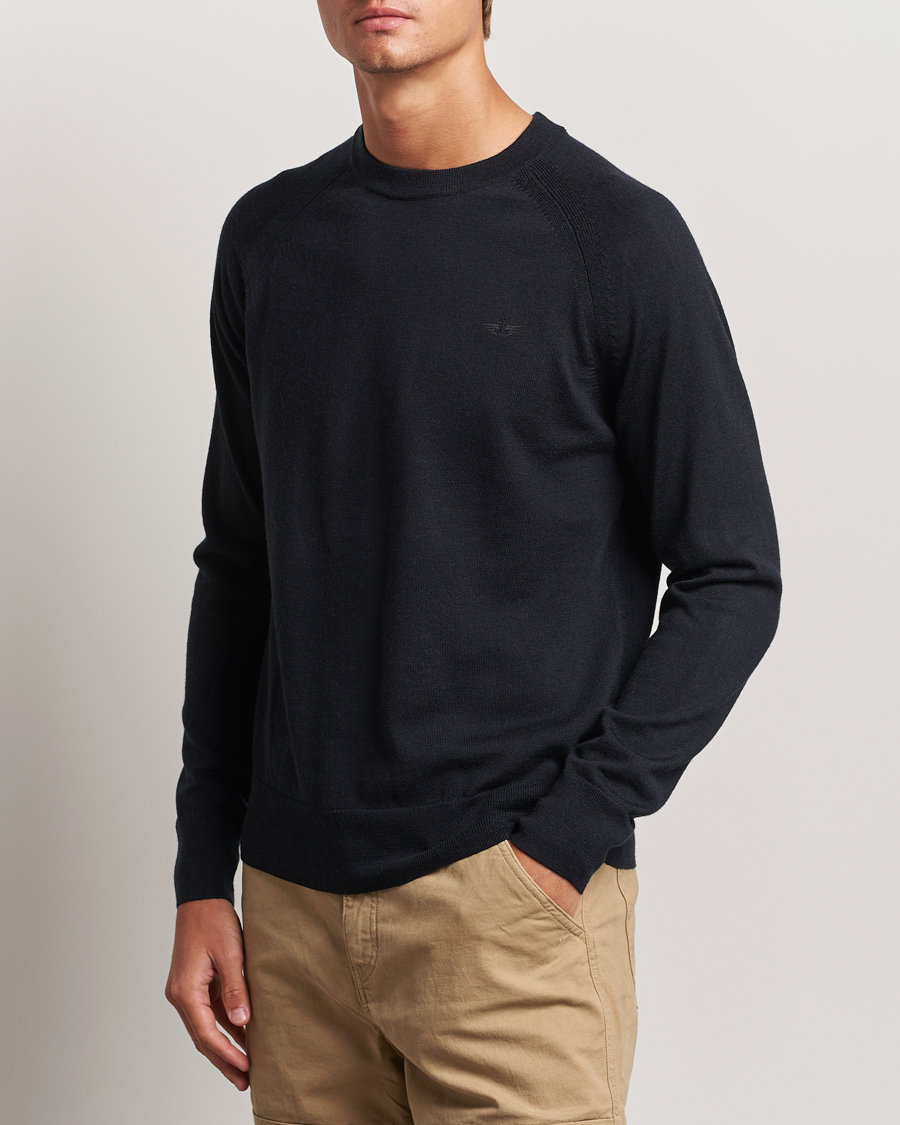 Mies |  | Dockers | Washable Merino Crewneck Black