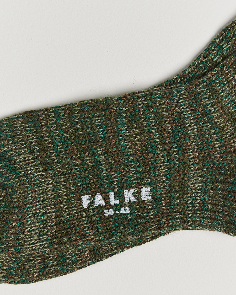 Mies |  | Falke | Brooklyn Cotton Sock Brown Tan