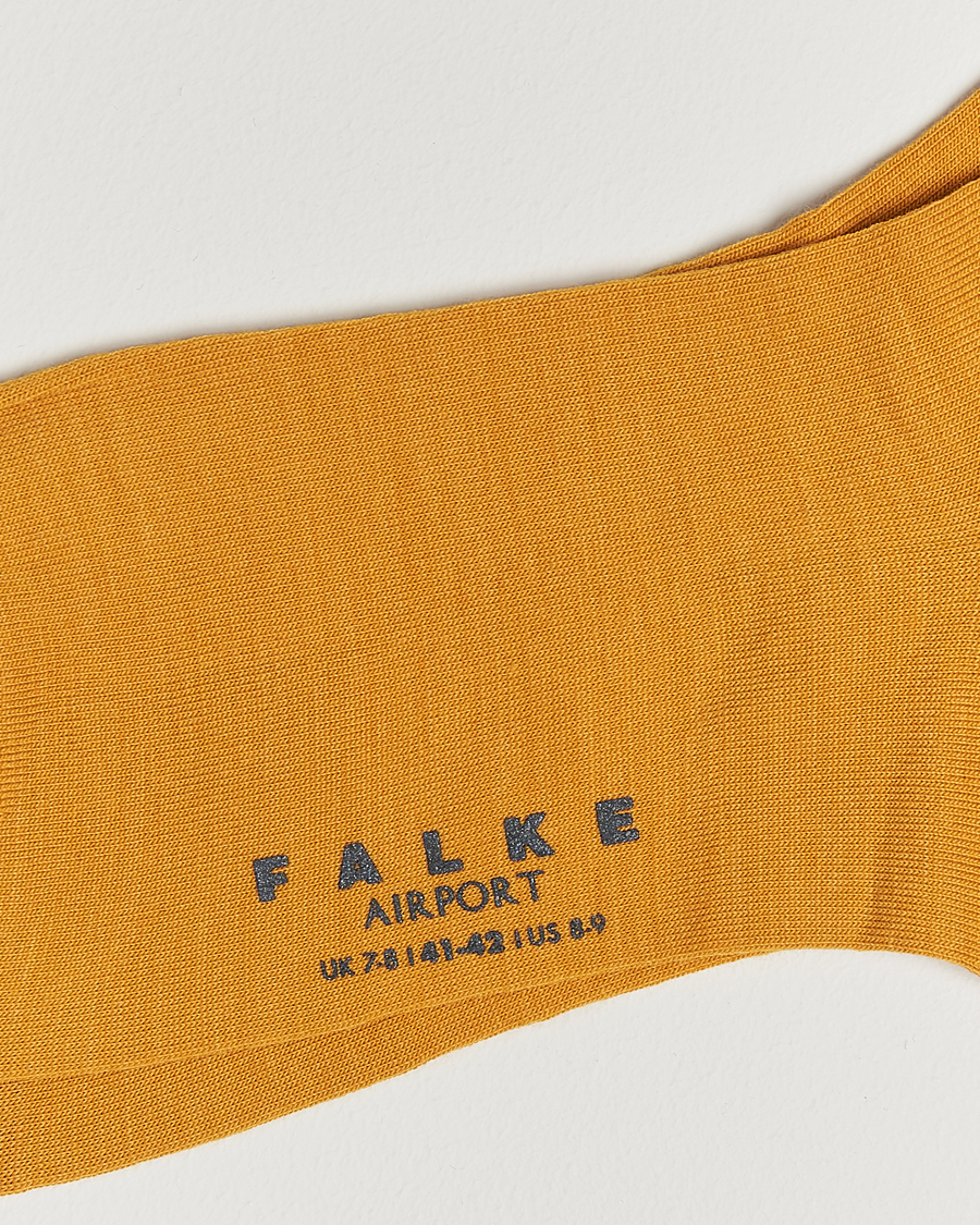 Mies |  | Falke | Airport Socks Amber Yellow