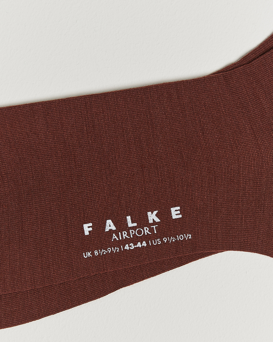 Mies |  | Falke | Airport Socks Cinnamon Brown