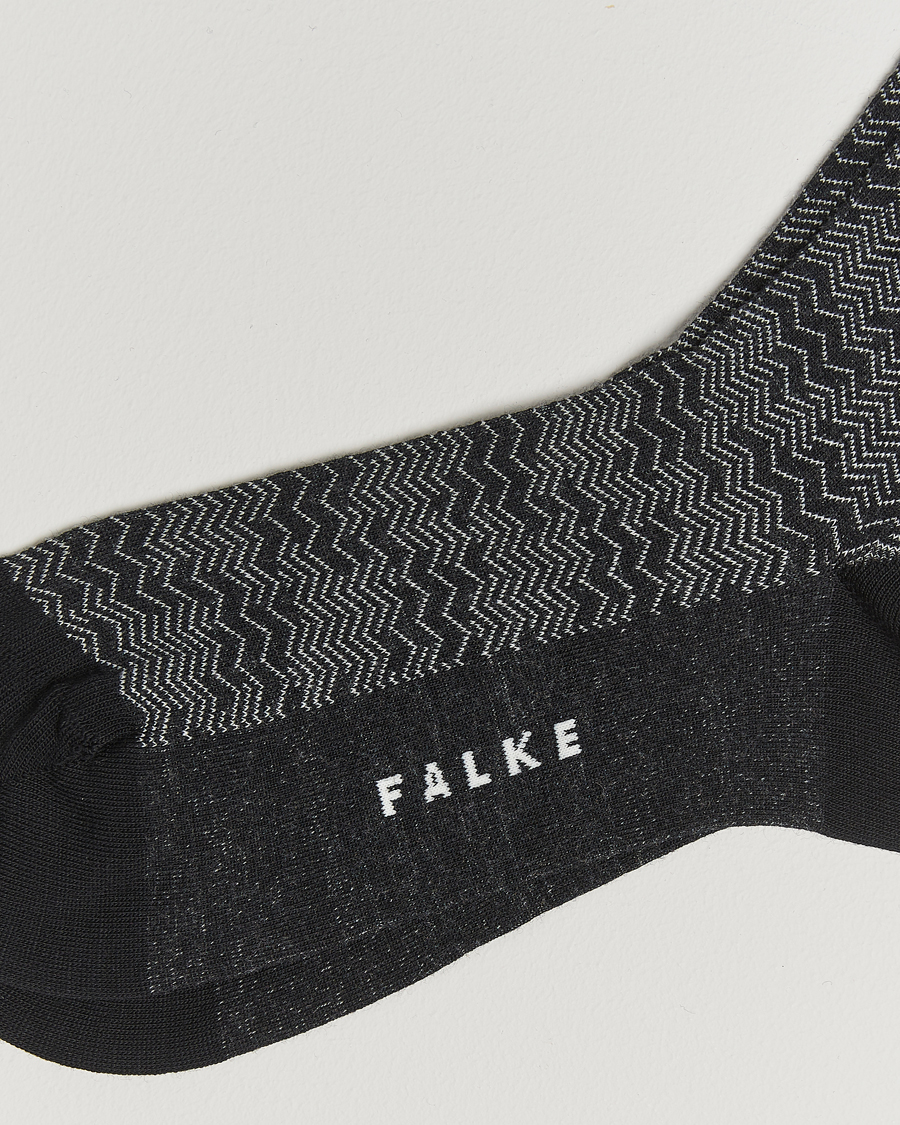 Mies |  | Falke | Mighty Nest Wool/Cotton Socks Black