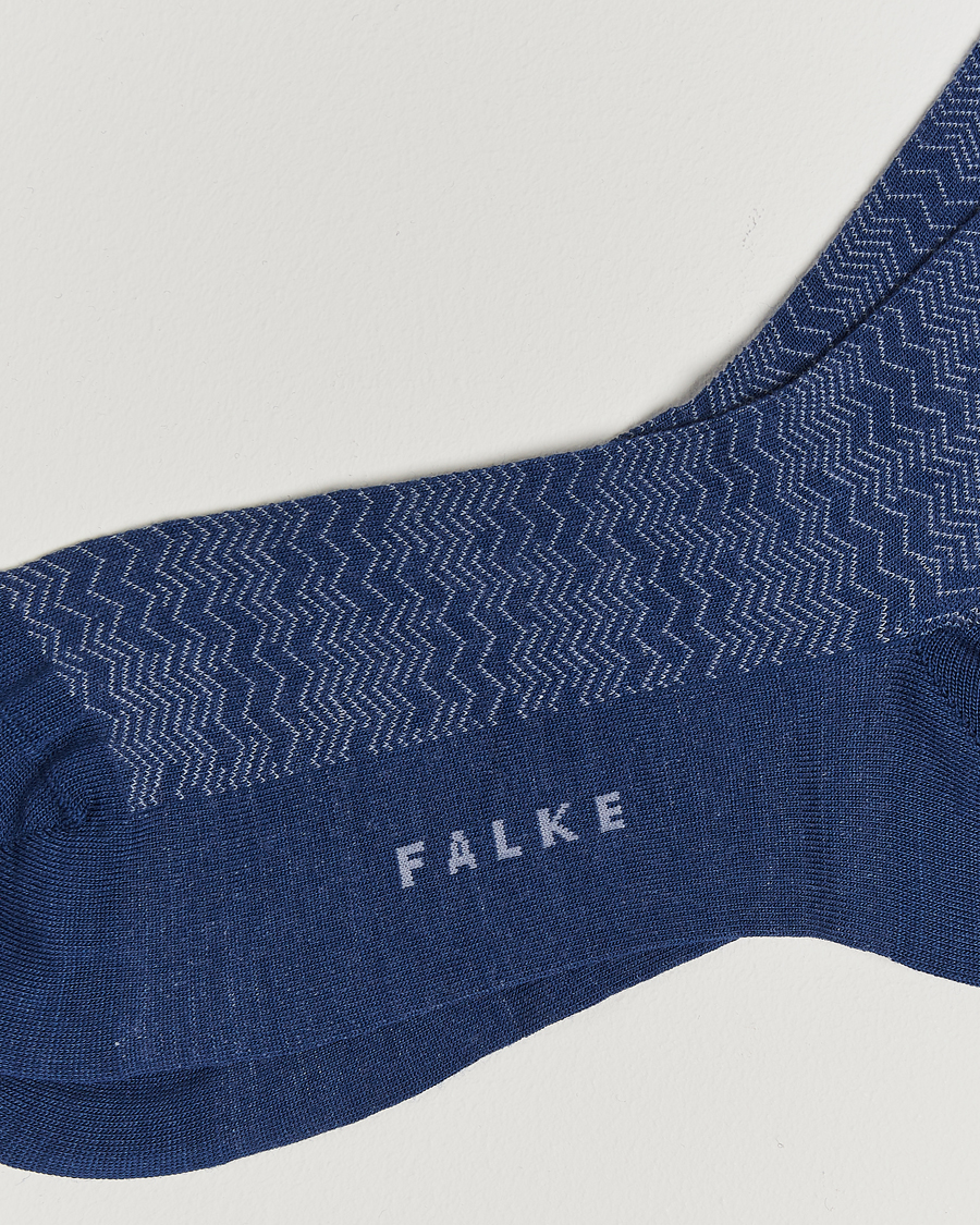 Mies |  | Falke | Mighty Nest Wool/Cotton Socks Royal Blue