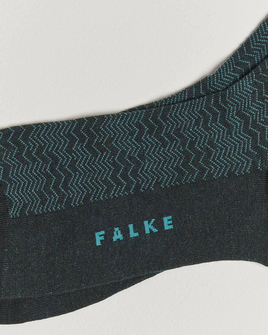 Mies |  | Falke | Mighty Nest Wool/Cotton Socks Forest Green