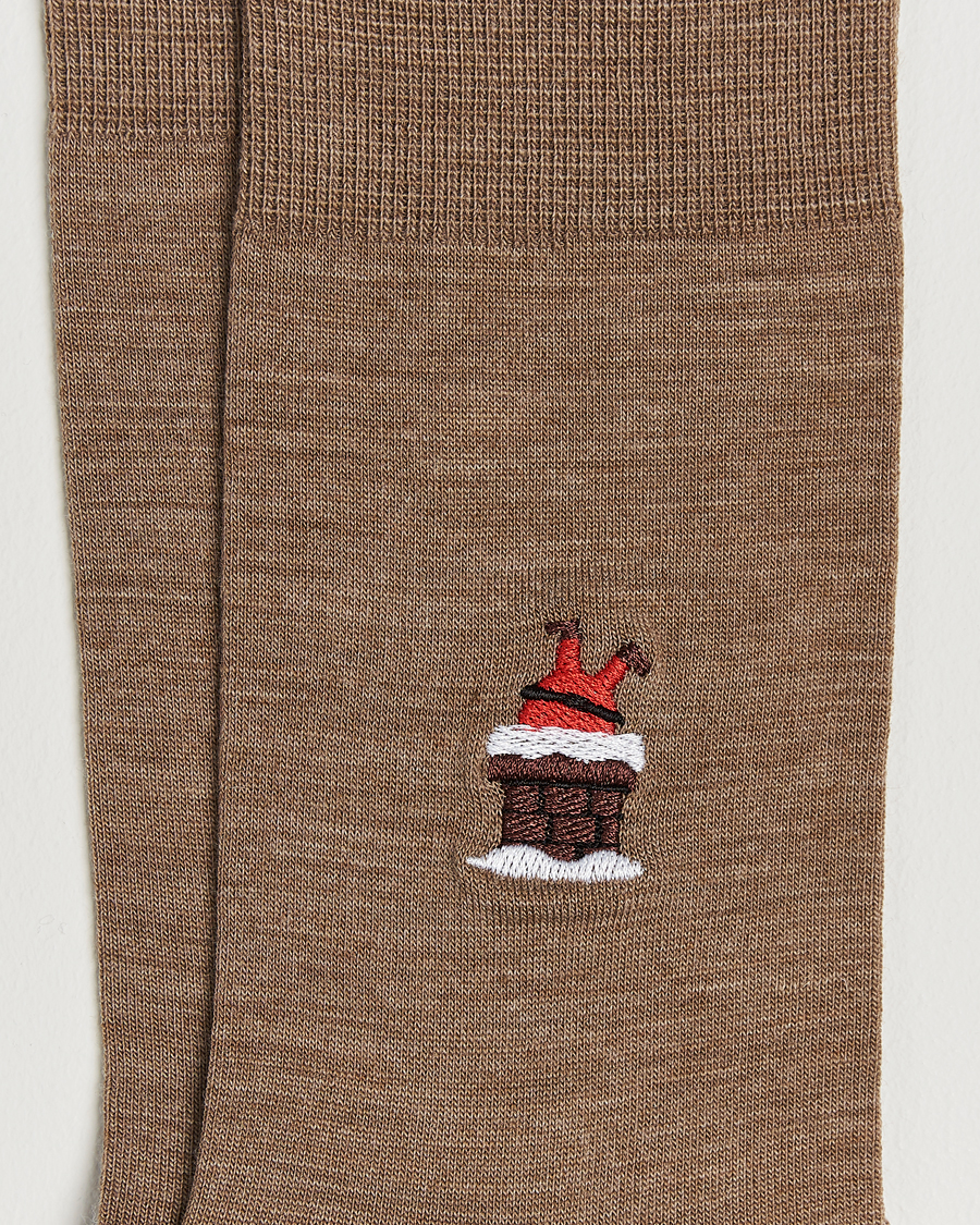 Mies |  | Falke | Airport Santa Socks Nutmeg Melange