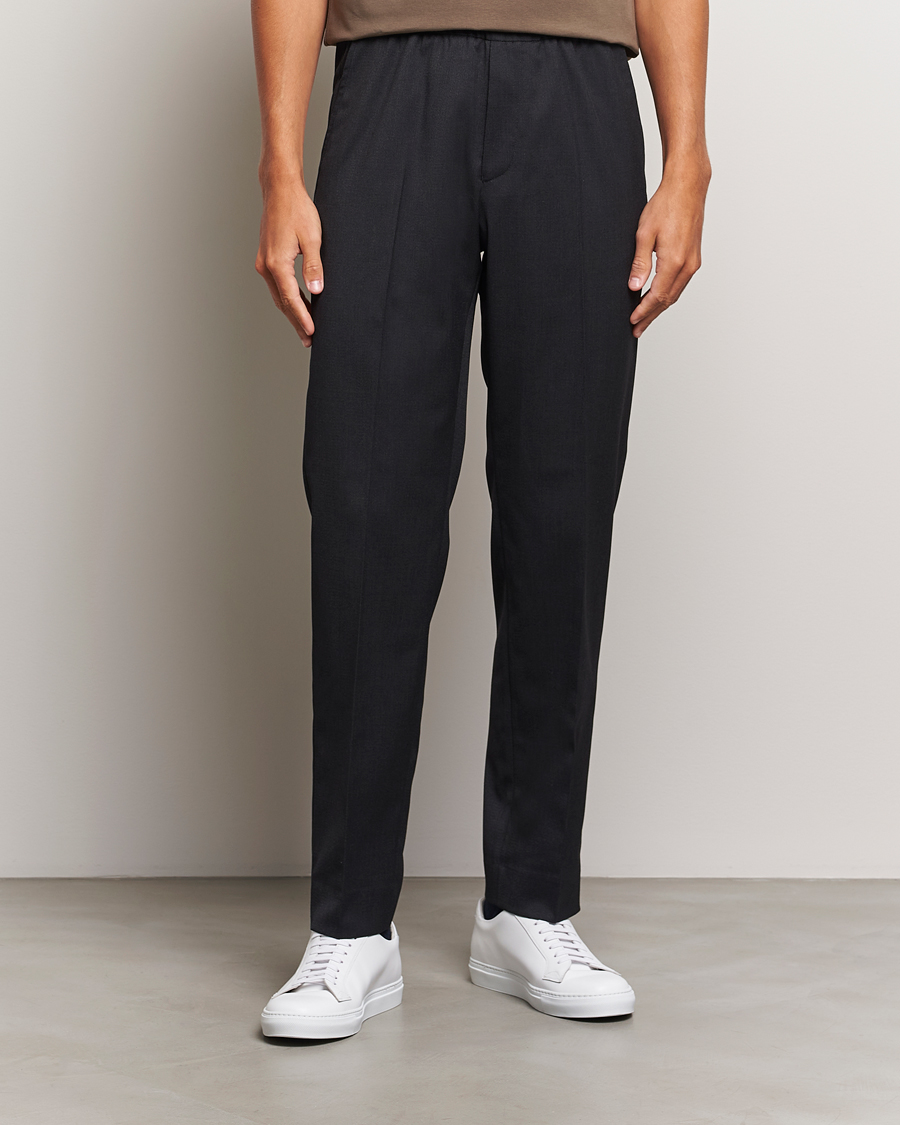 Mies |  | Filippa K | Relaxed Terry Wool Trousers Anthracite
