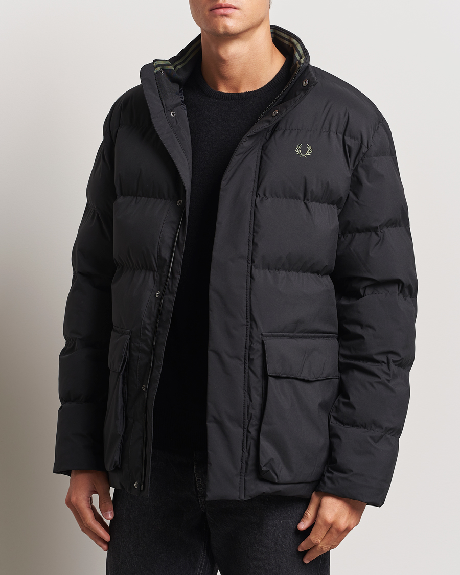 Mies |  | Fred Perry | Padded Pocket Down Jacket Black