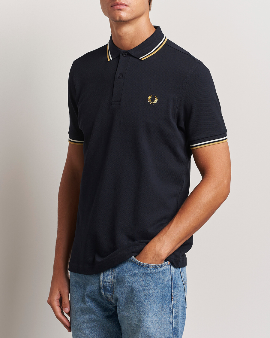 Mies |  | Fred Perry | Twin Tipped Shirt Navy