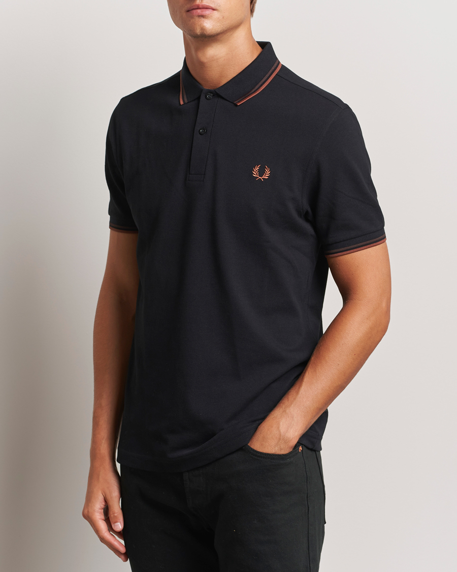 Mies |  | Fred Perry | Twin Tipped Shirt Black