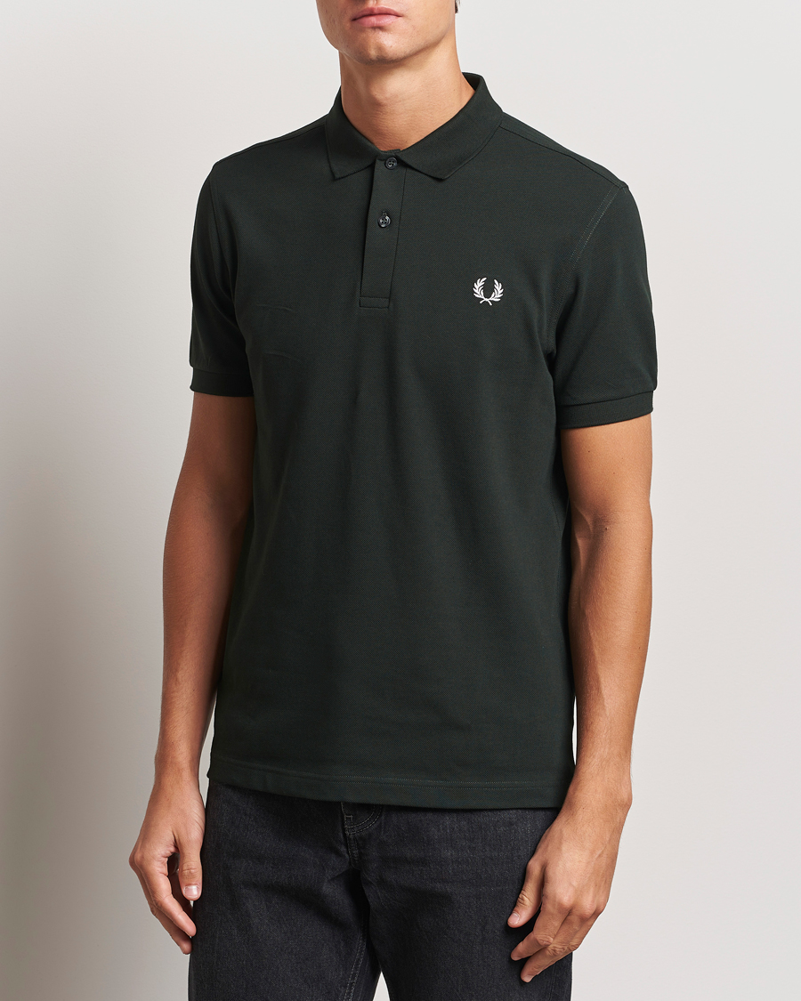 Mies |  | Fred Perry | Plain Polo Shirt Night Green