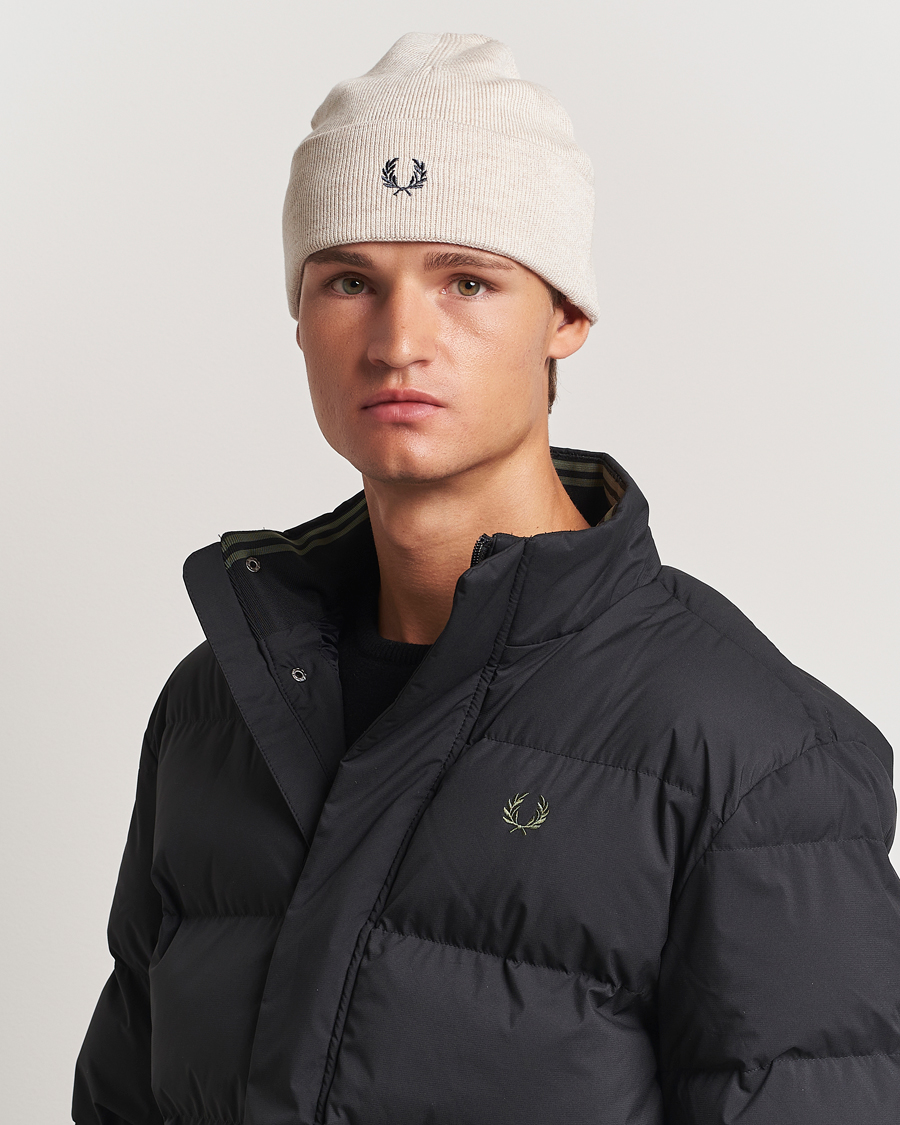 Mies |  | Fred Perry | Merino Wool Beanie Porriged Marl