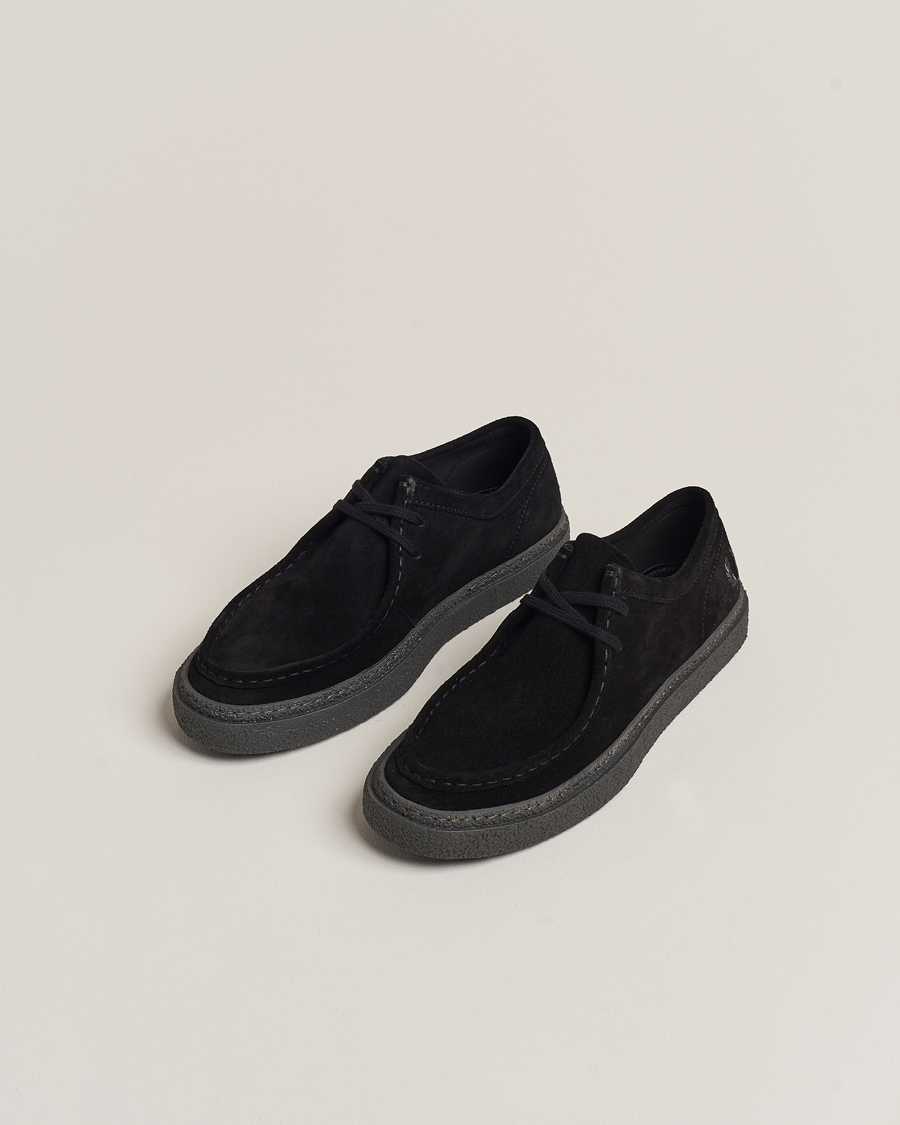 Mies |  | Fred Perry | Dawson Low Suede Shoe Black