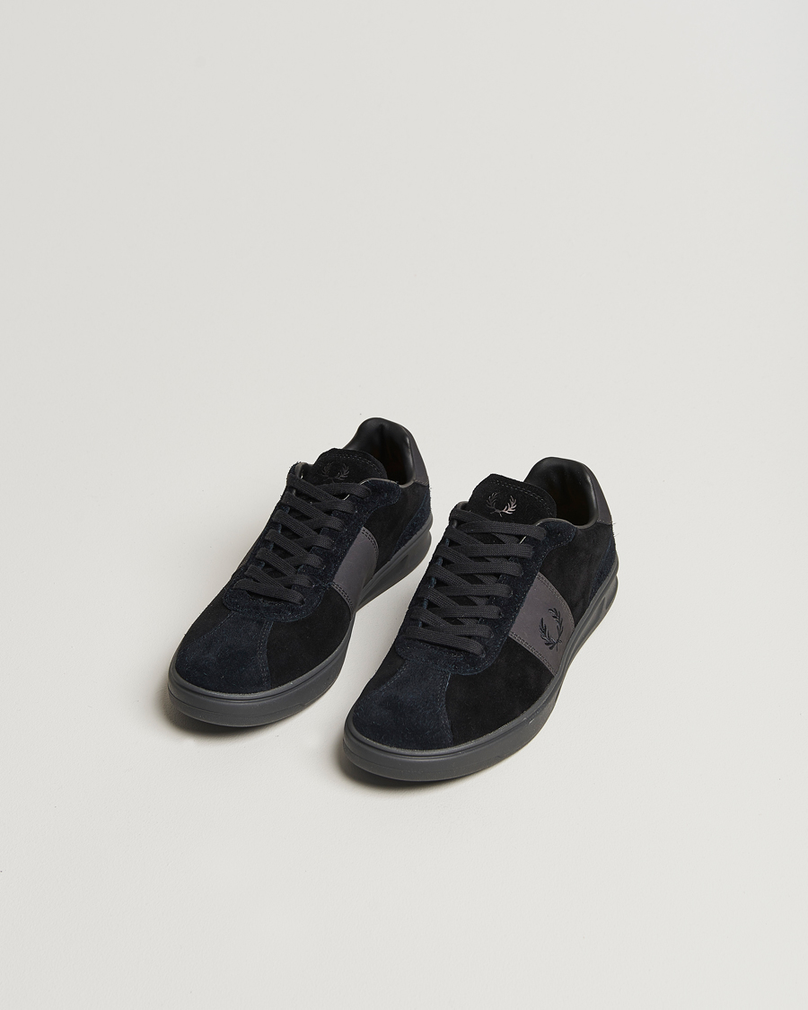 Mies |  | Fred Perry | B4 Suede Sneaker Black