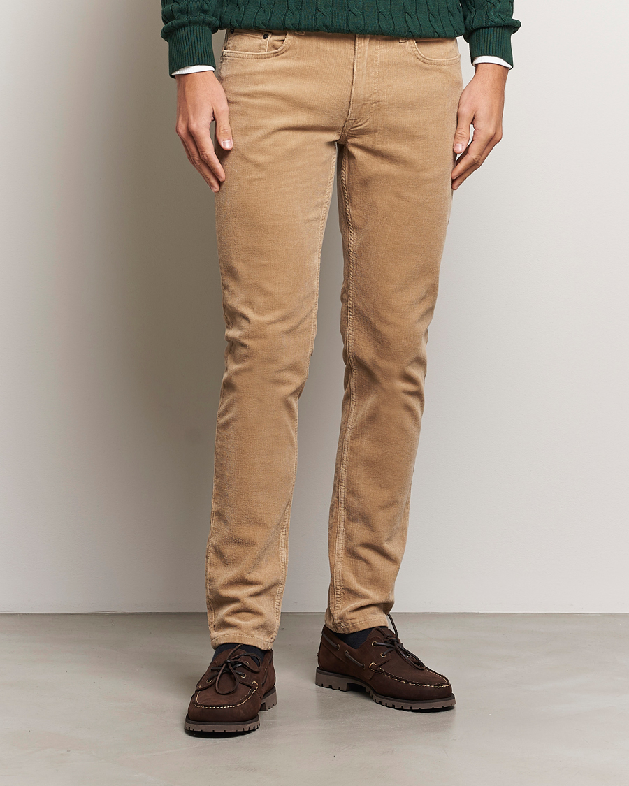 Mies |  | GANT | Cord 5-Pocket Jeans Dark Khaki