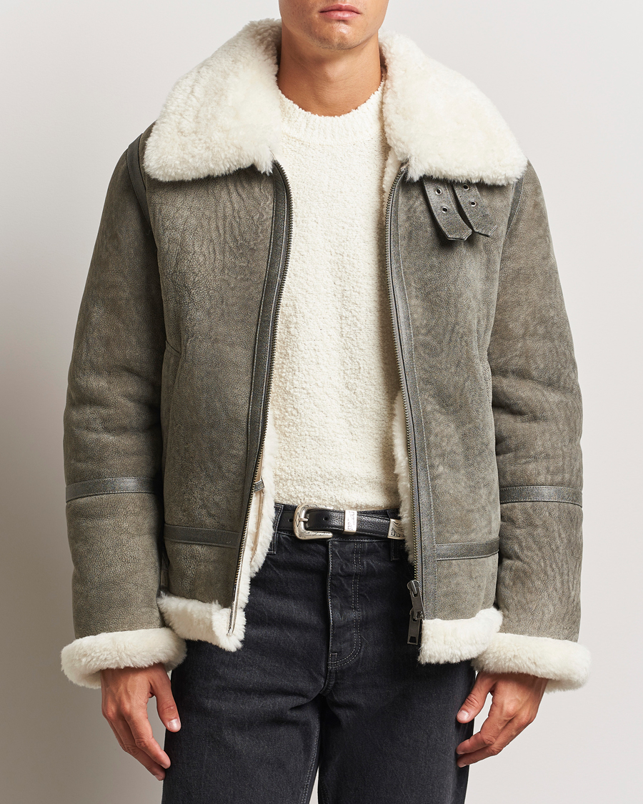 Mies |  | GANT | Shearling Jacket Desert Brown