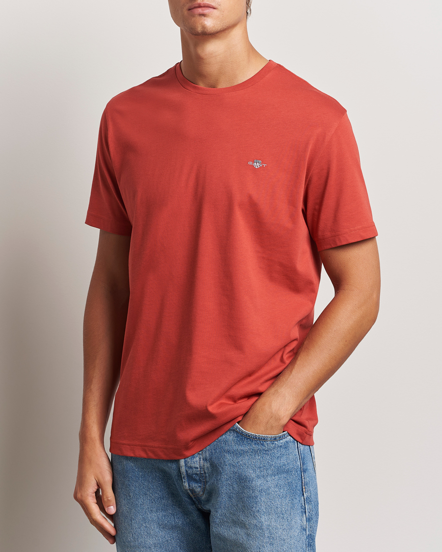 Mies |  | GANT | The Original T-Shirt Iron Red