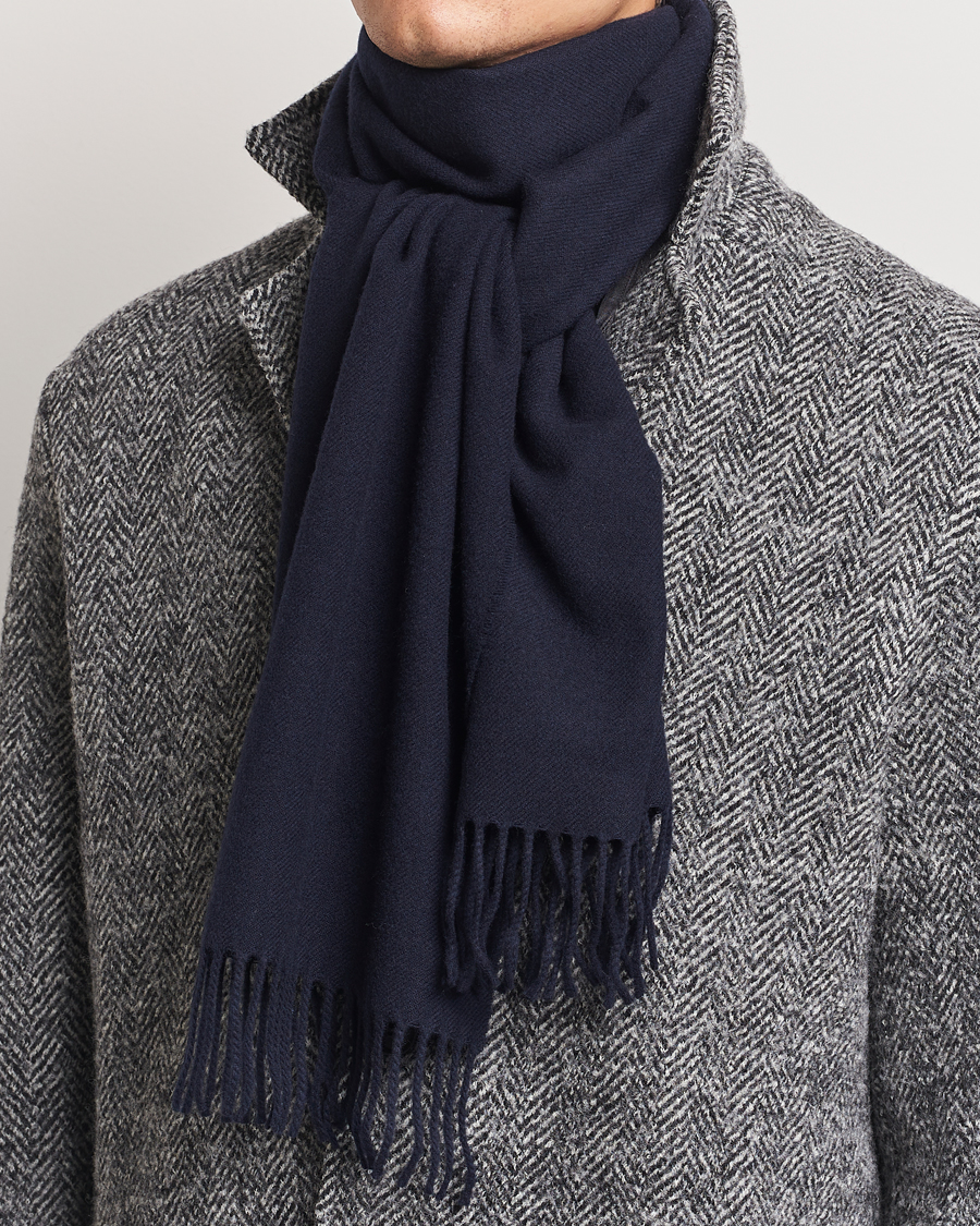 Mies |  | GANT | Wool Scarf Evening Blue