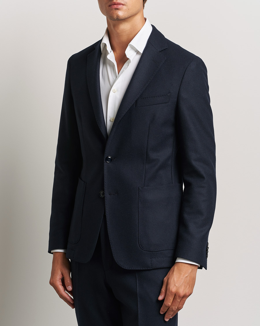 Mies | Business & Beyond - Formal | BOSS BLACK | Hanry Wool Patch Pocket Blazer Dark Blue