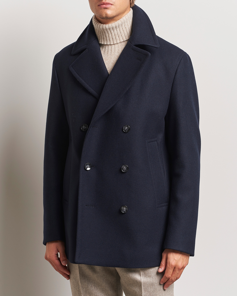 Mies |  | BOSS BLACK | Clay Wool Peacoat Dark Blue