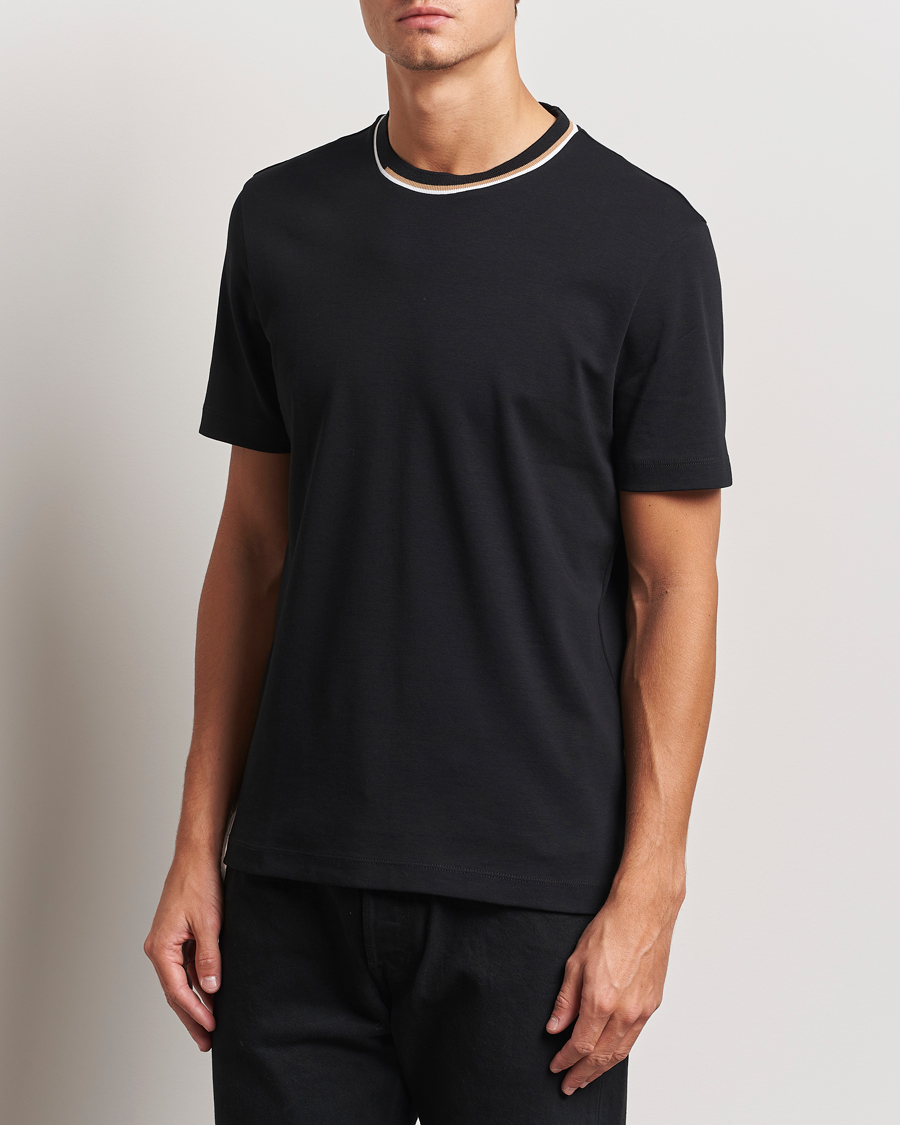 Mies | T-paidat | BOSS BLACK | Thompson Crew Neck T-Shirt Black