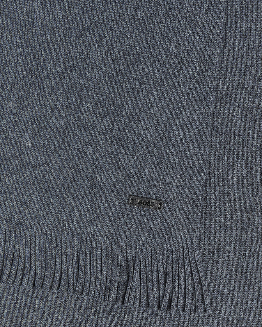 Mies |  | BOSS BLACK | Albas Wool Scarf Medium Grey