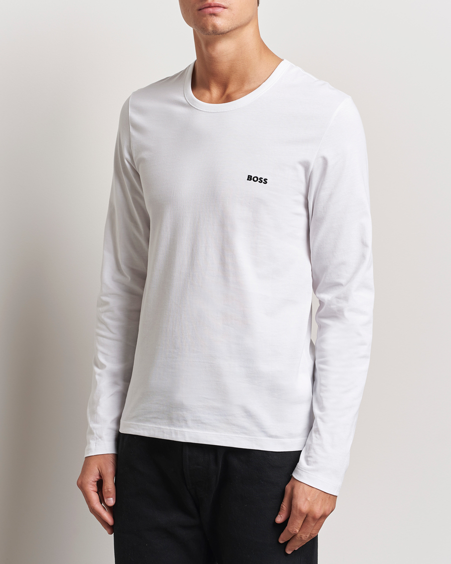 Mies |  | BOSS BLACK | 3-Pack Long Sleeve T-Shirt White/Navy/Black