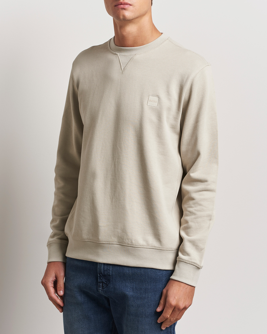 Mies |  | BOSS ORANGE | Westart Logo Sweatshirt Light Beige