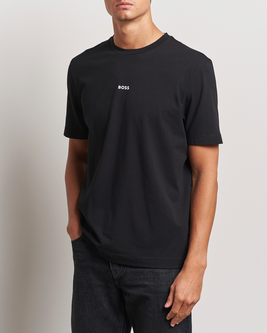 Mies |  | BOSS ORANGE | Tchup Logo Crew Neck T-Shirt Black