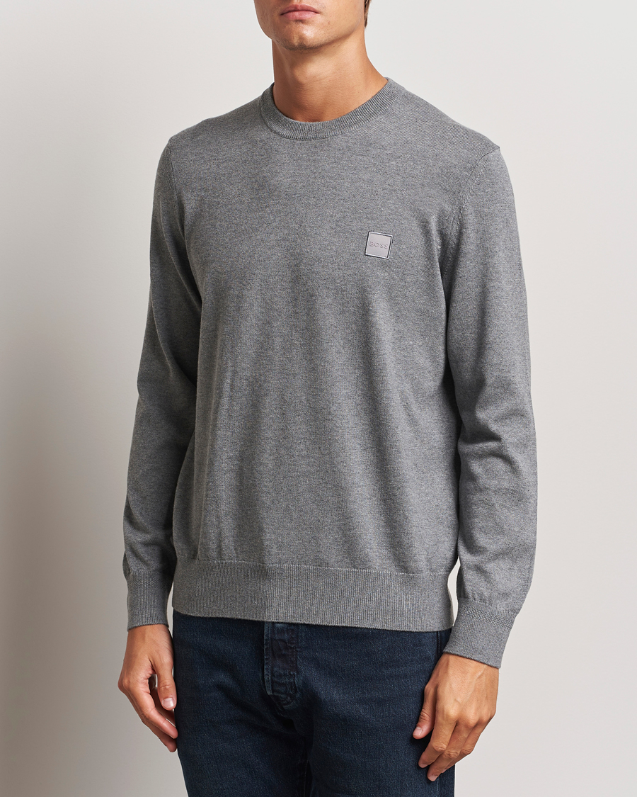 Mies |  | BOSS ORANGE | Kanovano Knitted Sweater Light Grey