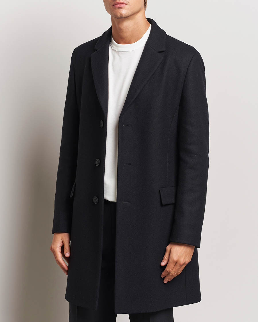 Mies |  | HUGO | Migor Wool Coat Black