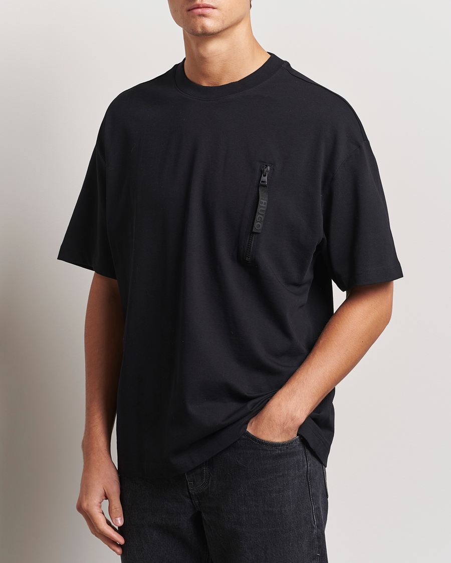 Mies |  | HUGO | Dibtechti Crew Neck T-Shirt Black