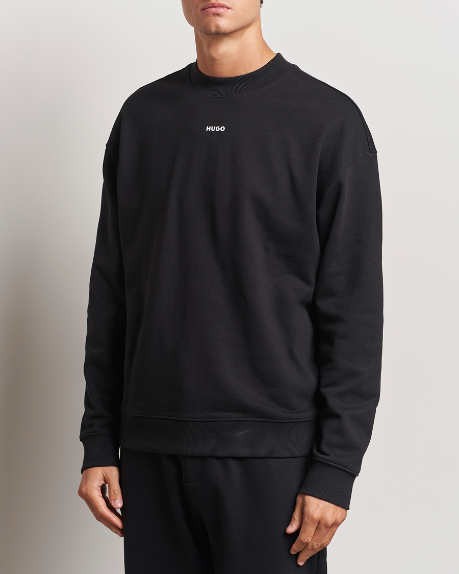 Mies |  | HUGO | Dapo Crew Neck Sweatshirt Black