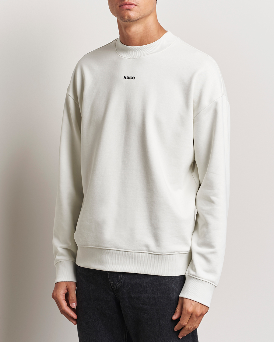 Mies |  | HUGO | Dapo Crew Neck Sweatshirt Off White