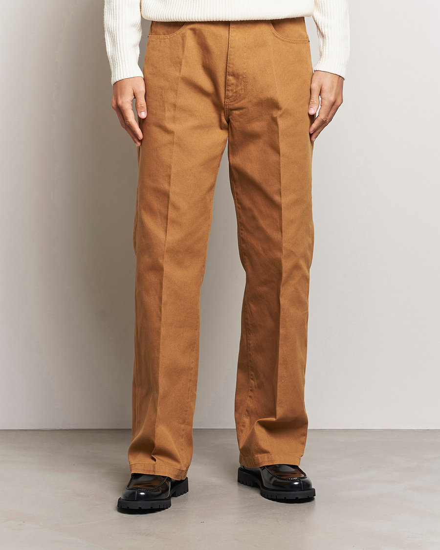 Mies | Chinot | Jeanerica | VM009 Vega Canvas Trousers Brown