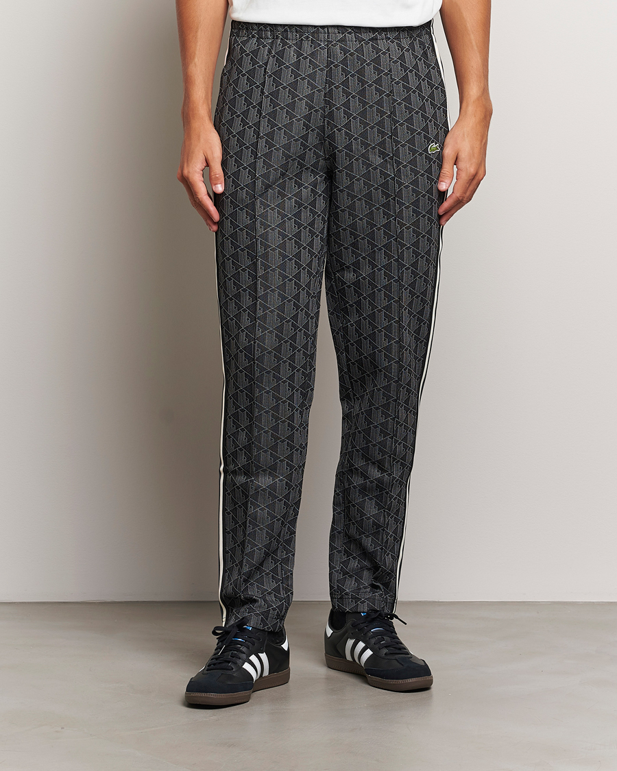 Mies |  | Lacoste | Monogram Track Pants Black/Graphite