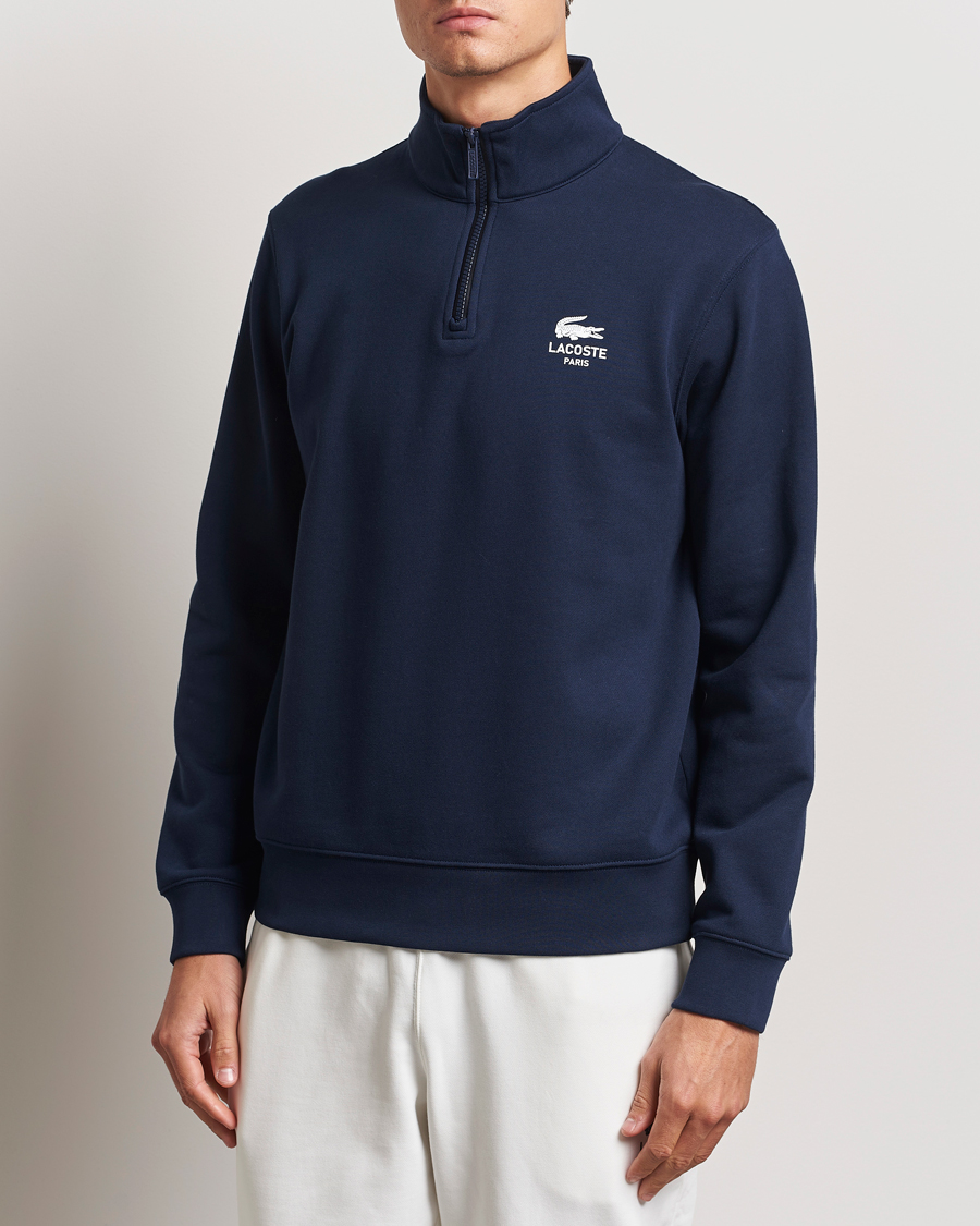 Mies |  | Lacoste | Paris Half Zip Sweatshirt Navy