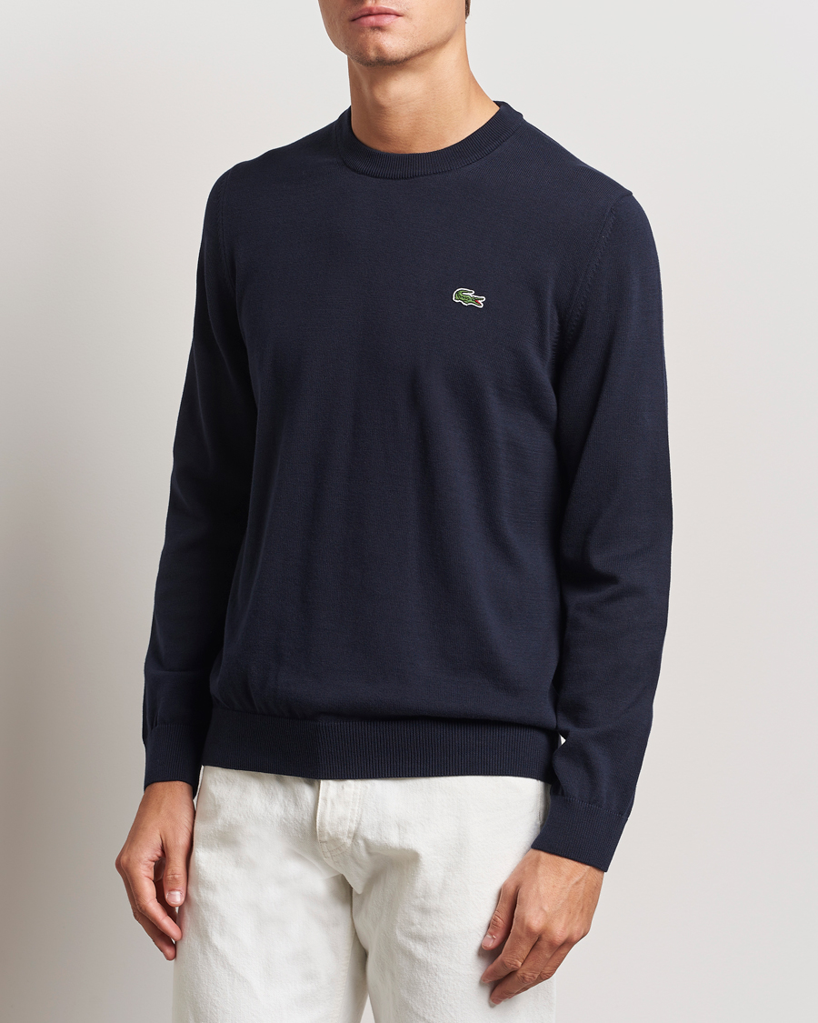 Mies |  | Lacoste | Cotton Knitted Sweater Navy