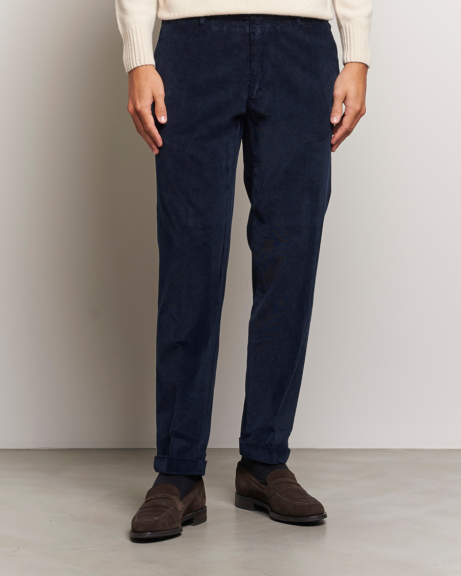 Mies |  | Briglia 1949 | Easy Fit Corduroy Trousers Navy