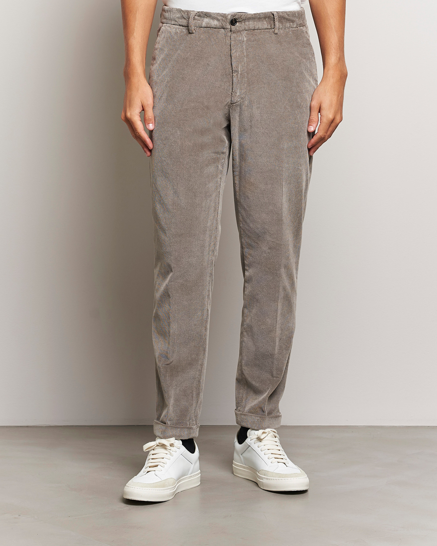 Mies |  | Briglia 1949 | Easy Fit Corduroy Trousers Taupe