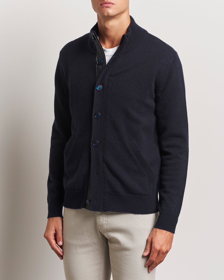 Mies |  | Brioni | Cashmere Cardigan Jacket Navy