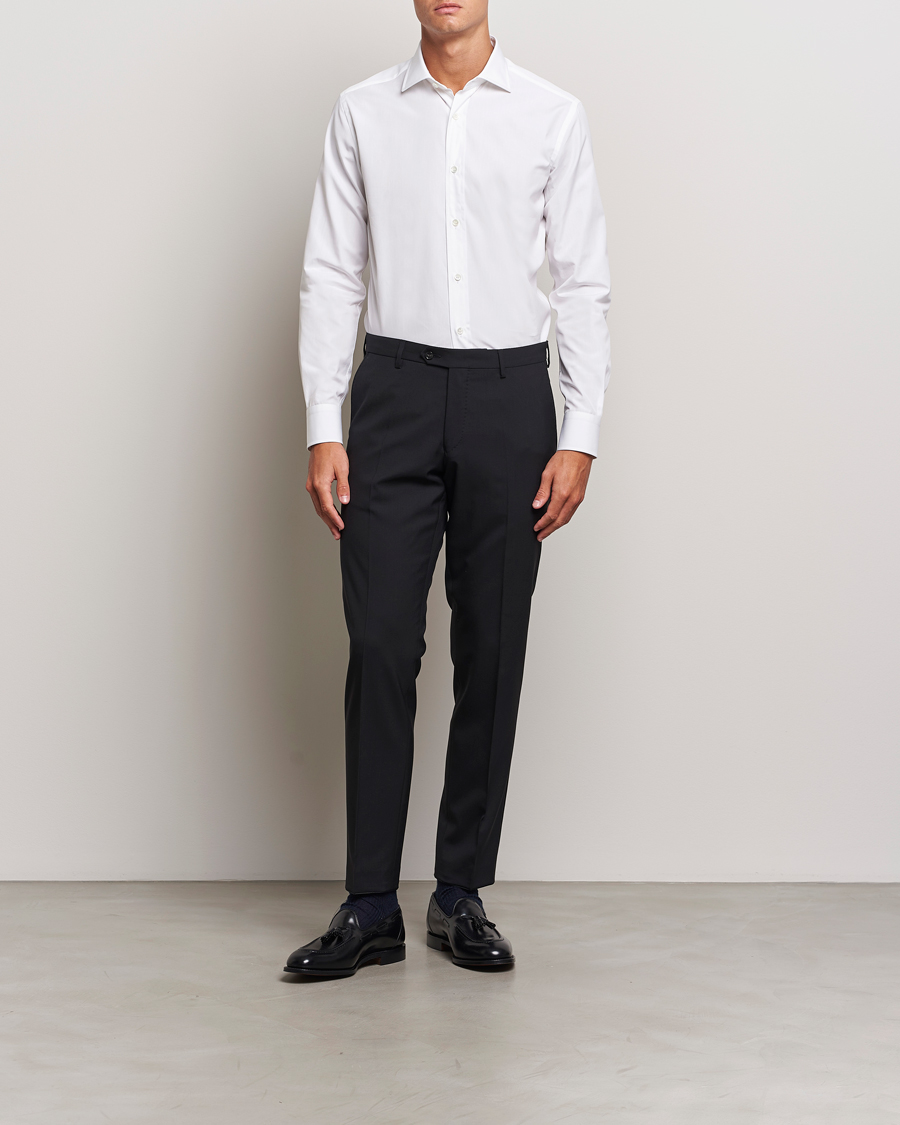 Mies |  | Brioni | Slim Fit Dress Shirt White