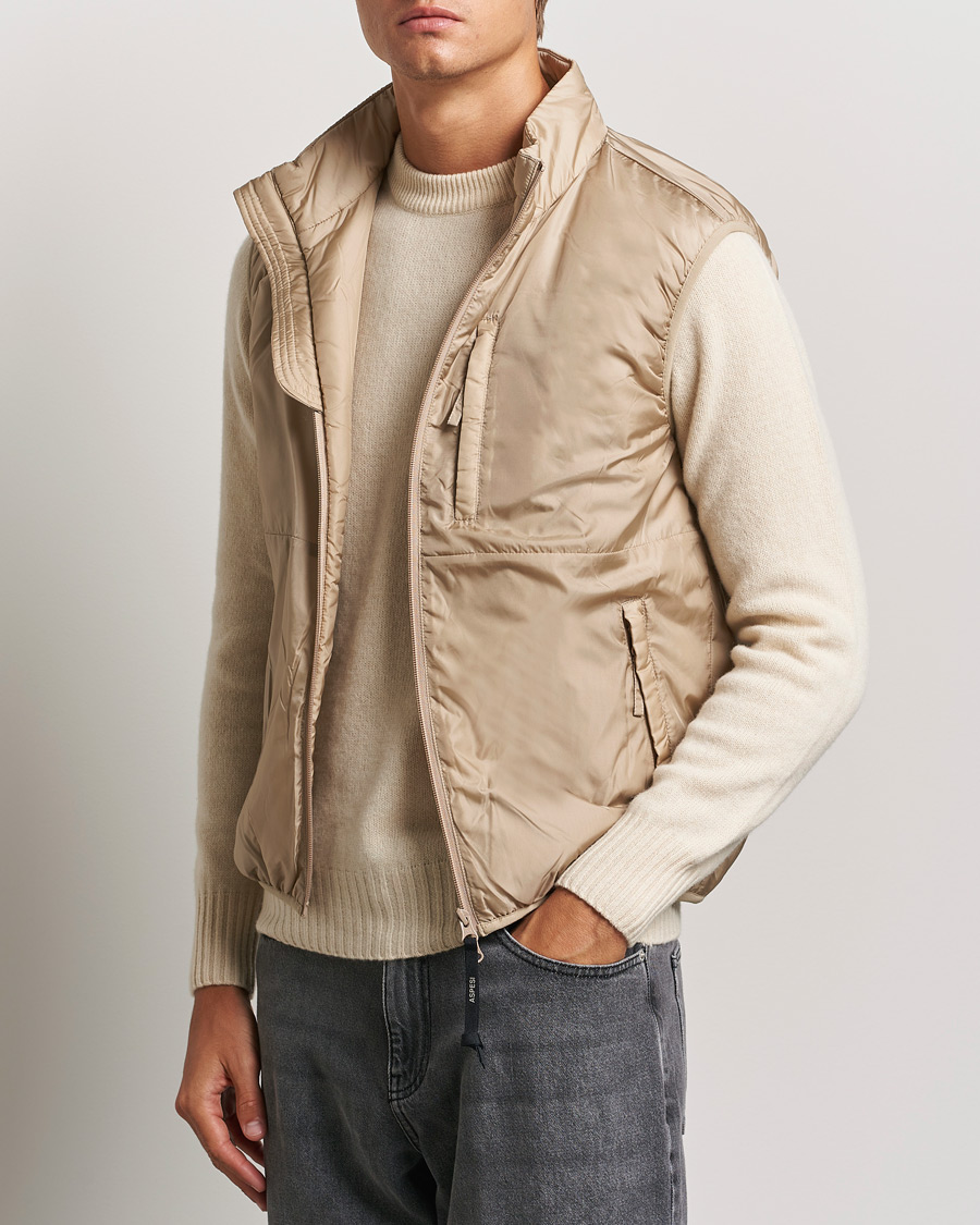 Mies |  | Aspesi | Jil Padded Vest Beige