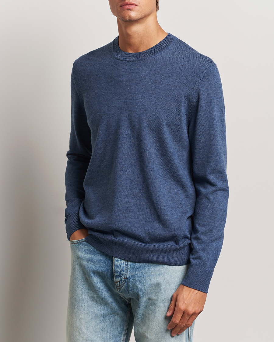 Mies |  | NN07 | Ted Merino Crew Neck Pullover Bering Sea