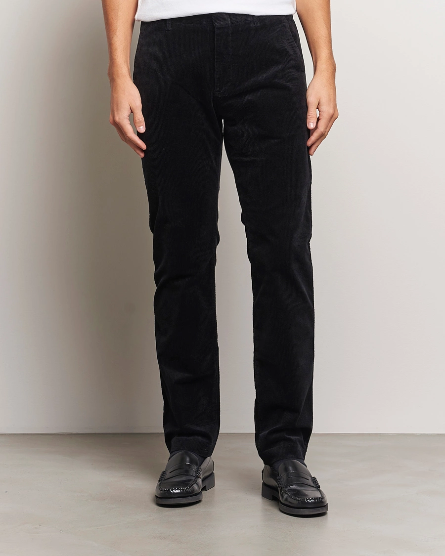 Mies |  | NN07 | Theo Regular Fit Corduroy Chinos Black