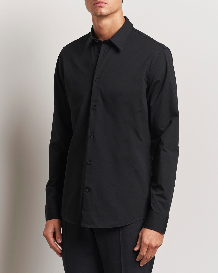 Mies |  | NN07 | Elian Mercerized Cotton Shirt Black