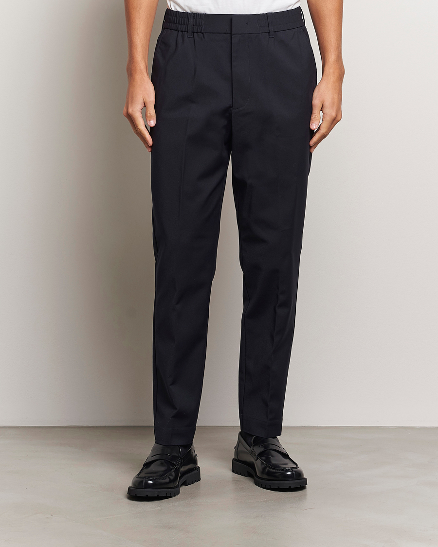 Mies |  | NN07 | Billie Drawstring Trousers Navy Blue